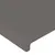 Produktbild 5 för Huvudgavel LED grå 83x16x78/88 cm konstläder
