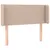 Produktbild 3 för Sänggavel LED cappuccino 83x16x78/88 cm konstläder