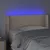 Produktbild 4 för Sänggavel LED cappuccino 83x16x78/88 cm konstläder
