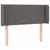 Produktbild 3 för Sänggavel LED rosa 93x16x78/88 cm konstläder