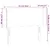 Produktbild 6 för Sänggavel LED rosa 93x16x78/88 cm konstläder