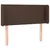 Produktbild 3 för Sänggavel LED brun 103x16x78/88 cm konstläder
