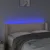 Produktbild 4 för Sänggavel LED cappuccino 147x16x78/88 cm konstläder