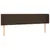 Produktbild 3 för Sänggavel LED brun 163x16x78/88 cm konstläder