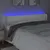 Produktbild 4 för Sänggavel LED vit 183x16x78/88 cm konstläder