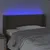 Produktbild 4 för Sänggavel LED taupe 83x16x78/88 cm tyg