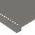 Produktbild 5 för Sänggavel LED mörkgrå 163x16x78/88 cm tyg