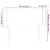 Produktbild 6 för Sänggavel LED rosa 83x16x78/88 cm sammet