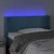 Produktbild 4 för Sänggavel LED Mörkblå 93x16x78/88 cm sammet