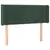 Produktbild 3 för Sänggavel LED mörkgrön 103x16x78/88 cm sammet