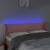 Produktbild 4 för Sänggavel LED rosa 147x16x78/88 cm sammet