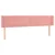 Produktbild 3 för Sänggavel LED rosa 203x16x78/88 cm sammet
