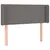 Produktbild 3 för Sänggavel LED grå 83x16x78/88 cm konstläder