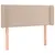Produktbild 3 för Sänggavel LED cappuccino 83x16x78/88 cm konstläder