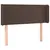 Produktbild 3 för Sänggavel LED brun 93x16x78/88 cm konstläder