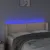 Produktbild 4 för Sänggavel LED cappuccino 147x16x78/88 cm konstläder