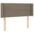 Produktbild 3 för Sänggavel LED taupe 103x16x78/88 cm tyg