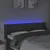 Produktbild 4 för Huvudgavel LED mörkgrå 147x16x78/88 cm tyg