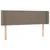 Produktbild 3 för Sänggavel LED taupe 147x16x78/88 cm tyg
