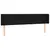 Produktbild 3 för Huvudgavel LED svart 183x16x78/88 cm tyg