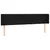 Produktbild 3 för Huvudgavel LED svart 203x16x78/88 cm tyg