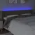 Produktbild 4 för Sänggavel LED taupe 203x16x78/88 cm tyg
