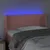 Produktbild 4 för Sänggavel LED rosa 83x16x78/88 cm sammet