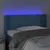 Produktbild 4 för Sänggavel LED Mörkblå 93x16x78/88 cm sammet