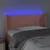 Produktbild 4 för Huvudgavel LED rosa 103x16x78/88 cm sammet