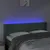 Produktbild 4 för Sänggavel LED mörkgrön 147x16x78/88 cm sammet