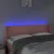 Produktbild 4 för Sänggavel LED rosa 147x16x78/88 cm sammet