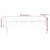 Produktbild 6 för Sänggavel LED rosa 163x16x78/88 cm sammet