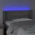 Produktbild 4 för Sänggavel LED rosa 93x16x78/88 cm konstläder