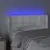 Produktbild 4 för Sänggavel LED vit 103x16x78/88 cm konstläder