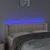 Produktbild 4 för Sänggavel LED cappuccino 147x16x78/88 cm konstläder