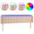 Produktbild 2 för Sänggavel LED cappuccino 163x16x78/88 cm konstläder