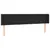 Produktbild 3 för Huvudgavel LED svart 183x16x78/88 cm konstläder