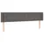 Produktbild 3 för Huvudgavel LED grå 203x16x78/88 cm konstläder