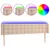 Produktbild 2 för Sänggavel LED cappuccino 203x16x78/88 cm konstläder