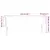 Produktbild 6 för Sänggavel LED cappuccino 203x16x78/88 cm konstläder