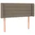 Produktbild 3 för Sänggavel LED taupe 83x16x78/88 cm tyg
