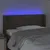 Produktbild 4 för Sänggavel LED taupe 83x16x78/88 cm tyg
