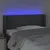 Produktbild 4 för Huvudgavel LED mörkgrå 103x16x78/88 cm tyg