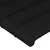 Produktbild 5 för Sänggavel LED svart 163x16x78/88 cm tyg