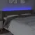 Produktbild 4 för Sänggavel LED taupe 163x16x78/88 cm tyg
