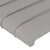Produktbild 5 för Sänggavel LED ljusgrå 183x16x78/88 cm tyg