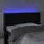 Produktbild 4 för Sänggavel LED svart 83x16x78/88 cm sammet