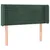 Produktbild 3 för Sänggavel LED mörkgrön 83x16x78/88 cm sammet