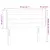 Produktbild 6 för Sänggavel LED rosa 83x16x78/88 cm sammet