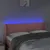 Produktbild 4 för Sänggavel LED rosa 147x16x78/88 cm sammet